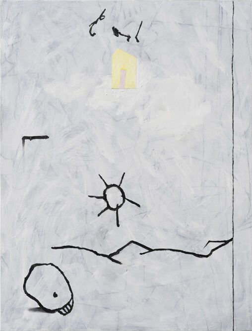 Fragment, maison, 2023 Huile sur toile, 116 x 89 cm
